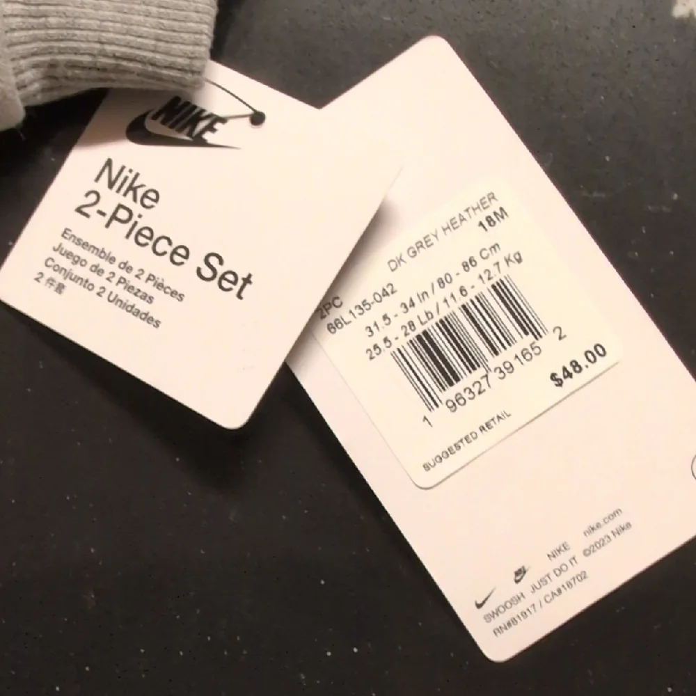 Nike Sportswear Club Fleece Baby (18M) Hoodie 2-Piece Set NWT MSRP $48 - Picture 7 of 7